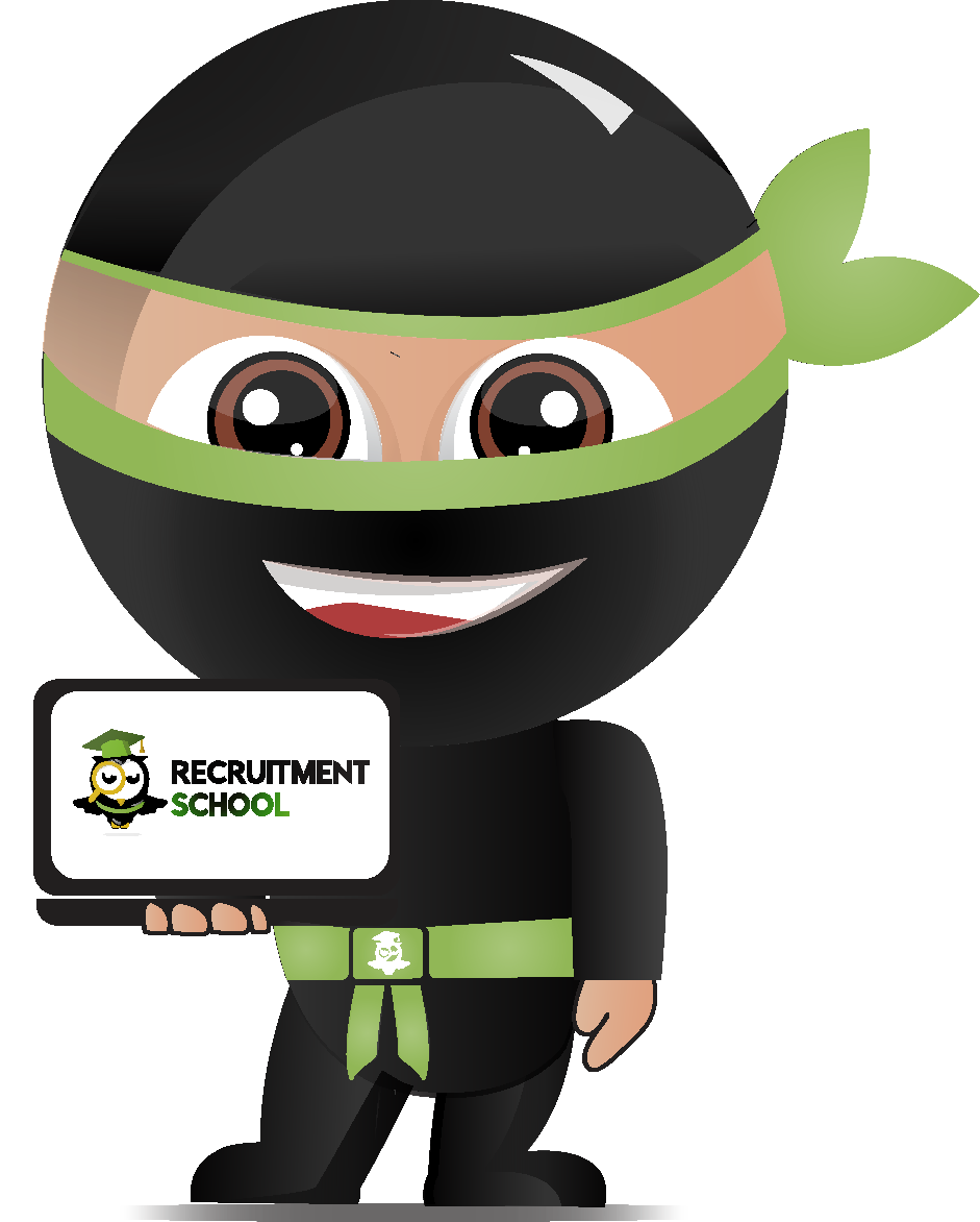 Green belt ninja with laptop 3